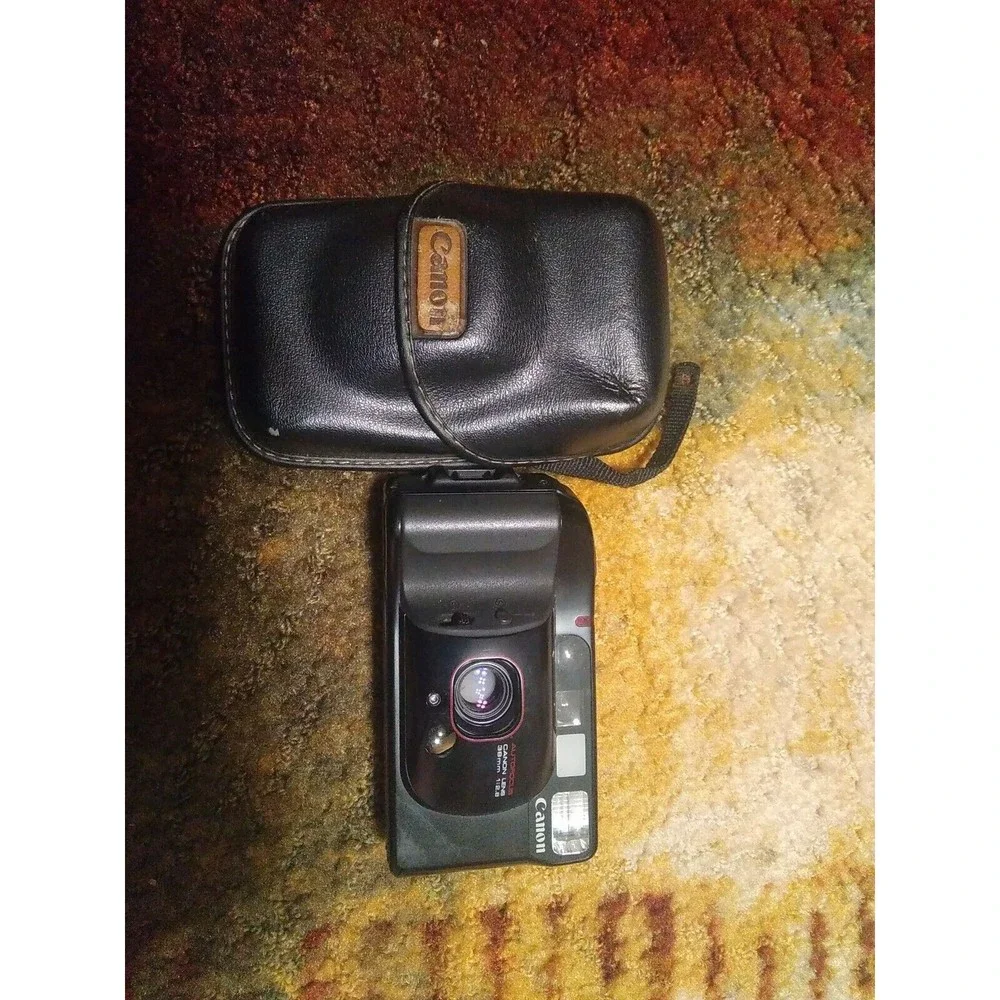 Canon Sure Shot Supreme Film 35 mm Camera With Original Case ~ WORKS - Picture 1 of 6